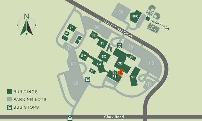 Parking Structure first floor map