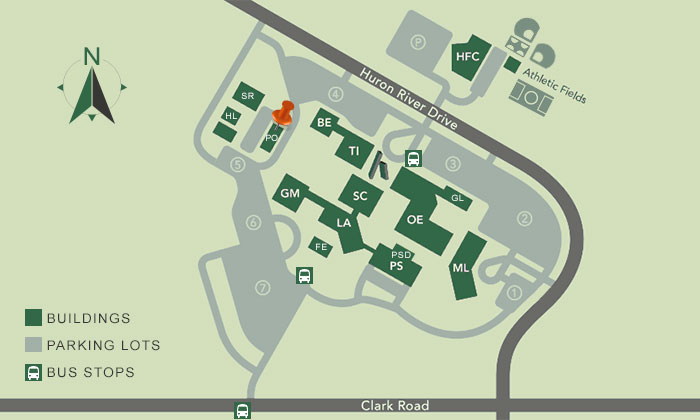 Plant Operations Building first floor map