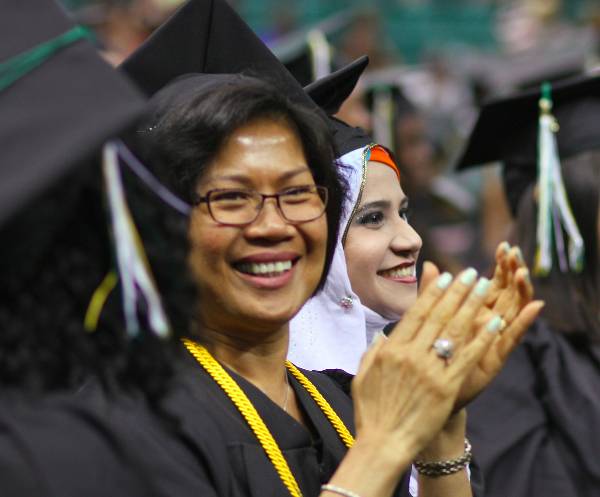 smiling graduates