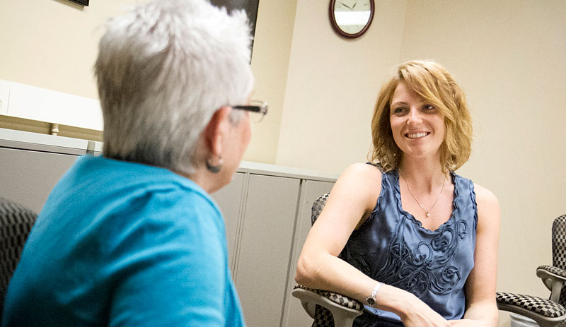 WCC Students in an advising session